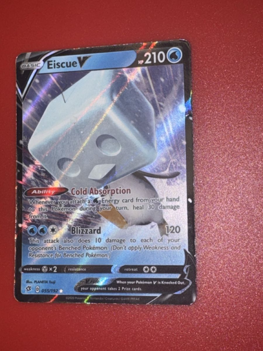 Pokémon Sammelbilder & Trading cards: Pokemon Eiscue V Karte 055/192  – Neu (gemäss Beschreibung) aus Volketswil von kev_8cfn