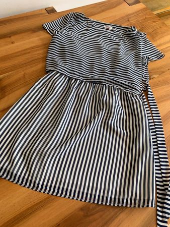 TOMMY HILFIGER Jeans gestreiftes luftig leichtes Kleid Gr M