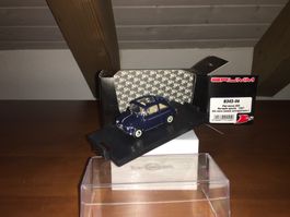 Fiat nuova 500 aperta 1/43  Blu scuro