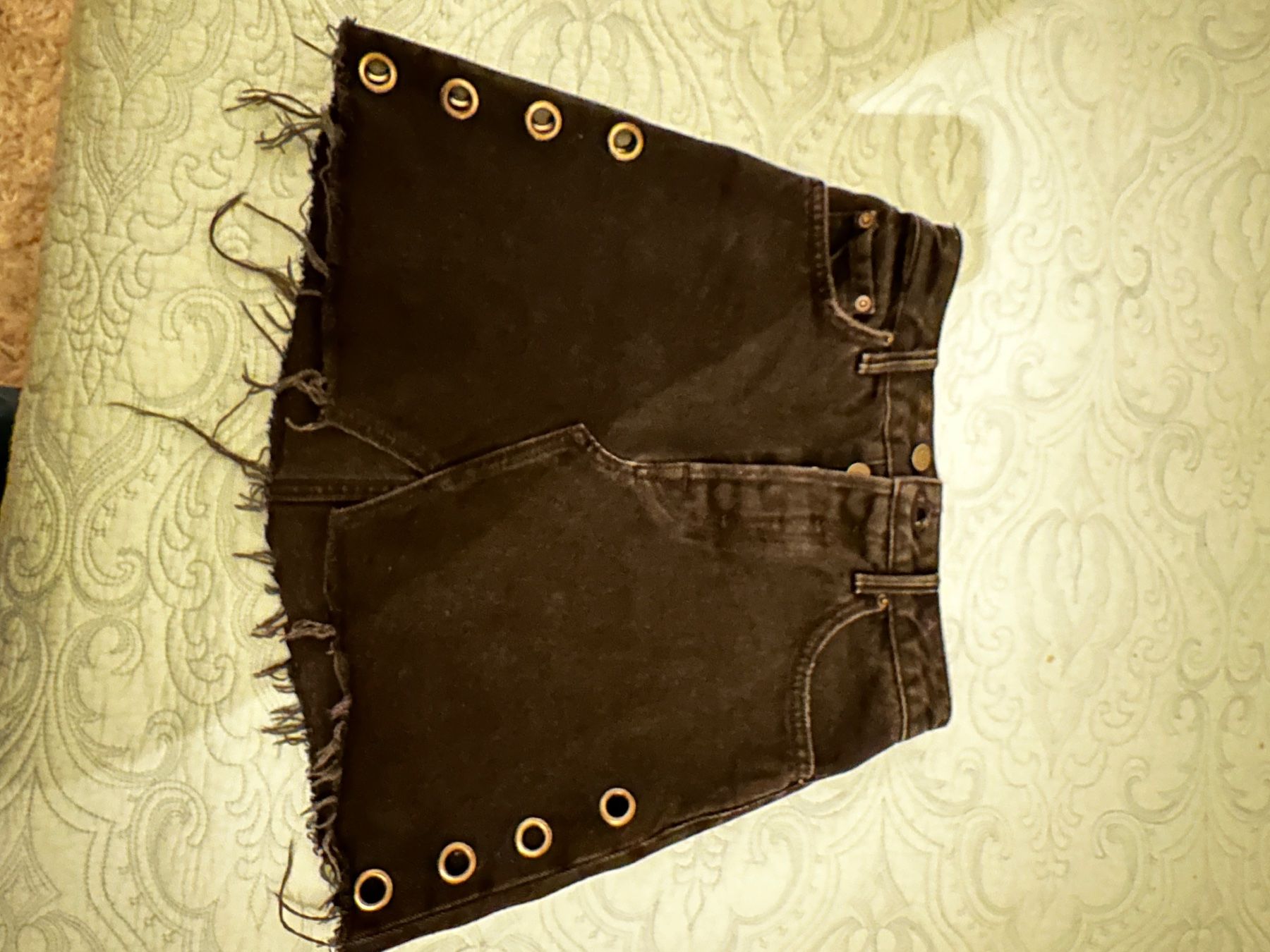 Gonne: GRLFRND denim mini skirt black – Nuovo (secondo la descrizione) da Zürich venduto da ThBaem 1