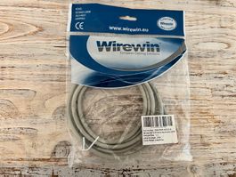 Wirewin Patchkabel Cat 6, S/FTP, 2 m, Grau Neu