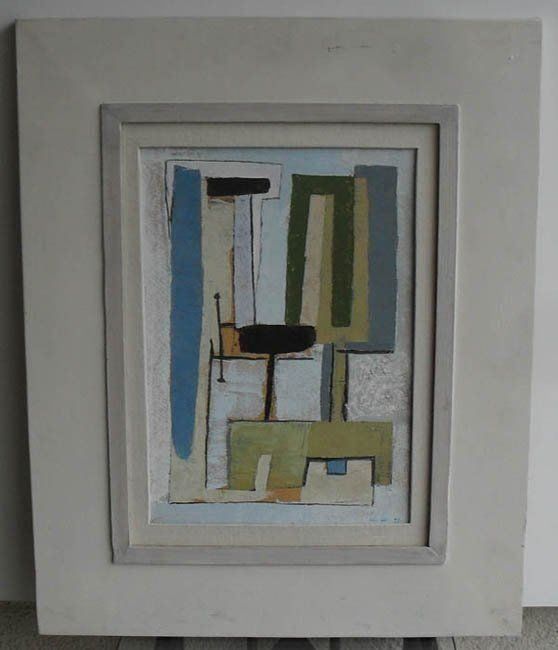 Tableaux: HUTTER Joos. OELG. Abstrakte Komposition – D'occasion à Basel par basilisk04 1