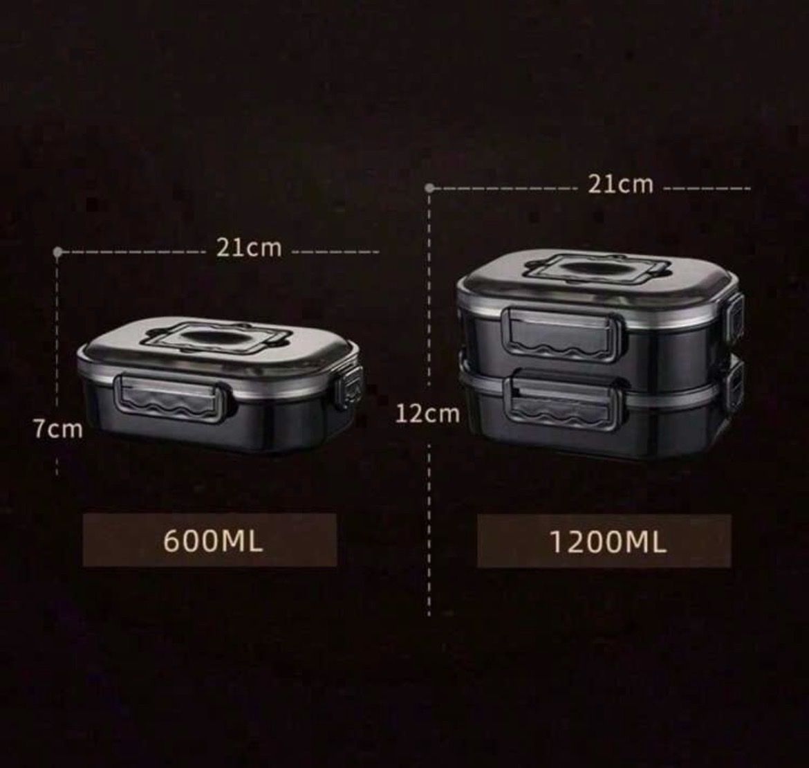 Contenitori & Simili: Praktische Lunchbox mit 2 Fächern – Nuovo e nell'imballaggio originale da Emmenbrücke venduto da ShopDirect 4