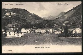 AK Veytaux, Blick zum Ort, 1905