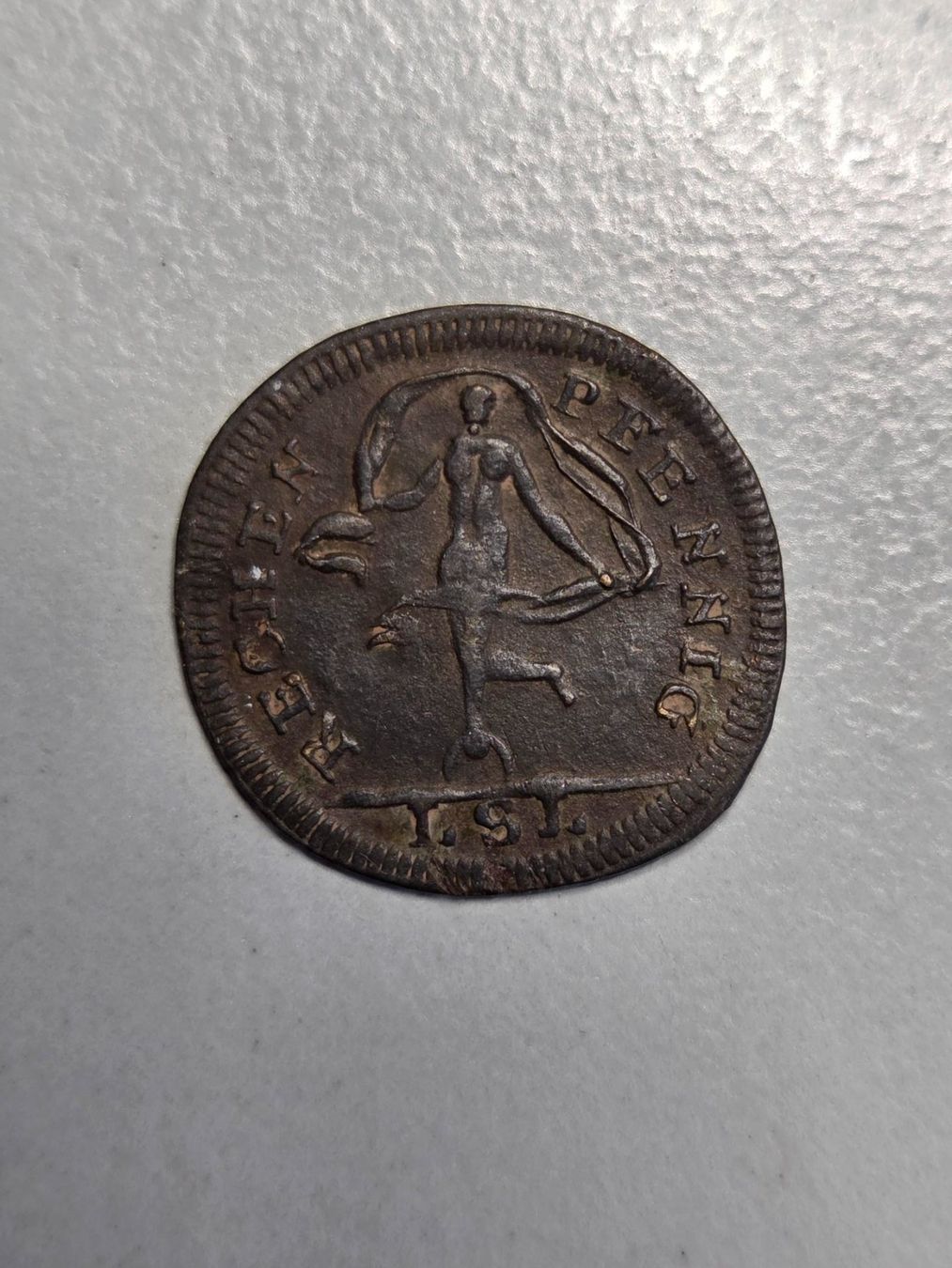 Tutti le monete: Alte Münze 1 Rechen Pfennig MINERVA – Usato da Luzern venduto da Kartenansicht 1