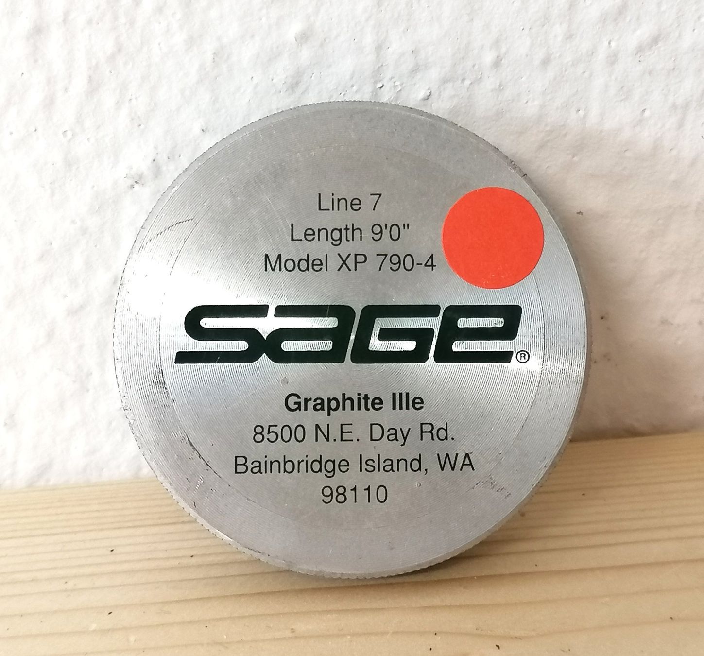 Sage Canne da pesca: SAGE XP 790-4 9’ 7wt 4-teilig – Usato da Reinach BL venduto da fliegenrolli 4