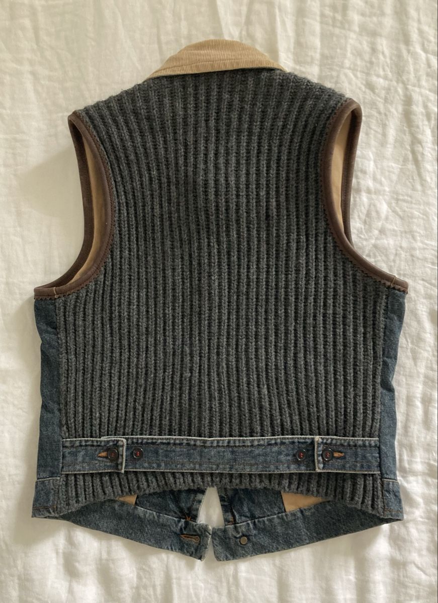 Dsquared2 Gilet & Giacche: Dsquared2 Herrenweste Denim und Strick 52 – Usato da Zürich venduto da mainau16 1