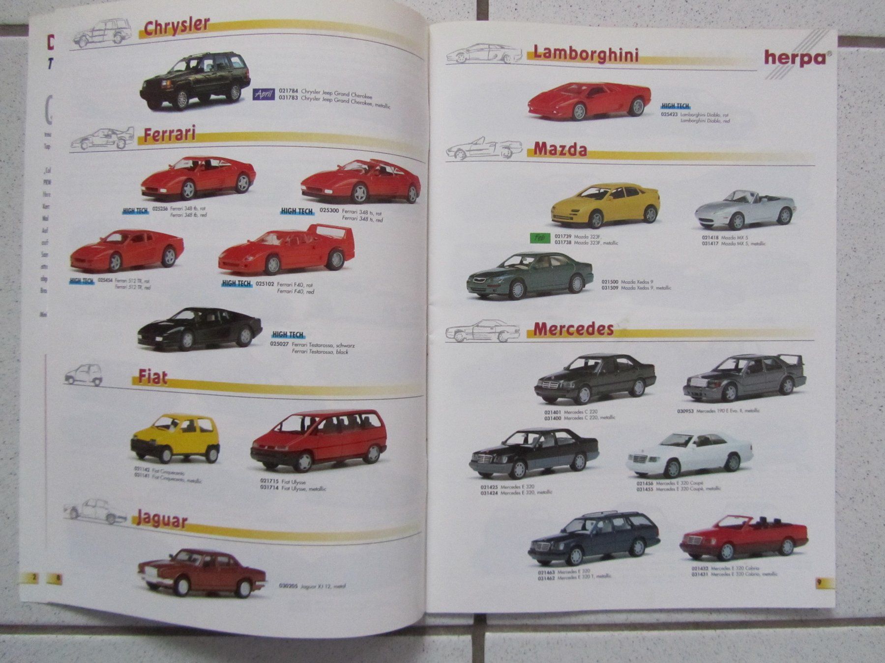 Herpa Modellautos: herpa, Automodell-Katalog 1995 – Gebraucht aus Weiningen ZH von dietsch57 1