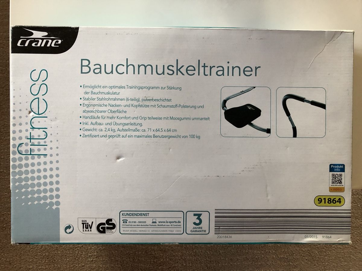 Aldi Hometrainer: Bauchmuskeltrainer neu – Nuovo e nell'imballaggio originale da Zweidlen venduto da Maerliharo_57 1