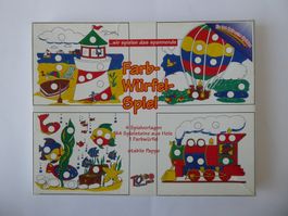 Schönes Nostalgie Farb-Würfel-Spiel, Toys pure