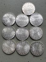 Österreich 10x 50 Schilling Silber 200 Gramm
