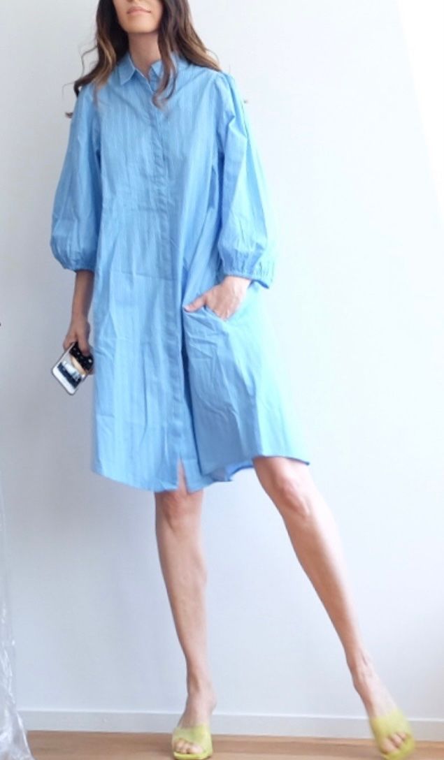 Moss Copenhagen Vestiti: MOSS COPENHAGEN Blusenkleid gestreift  - neu - – Nuovo (secondo la descrizione) da Jona venduto da vanessasupermarket20 2