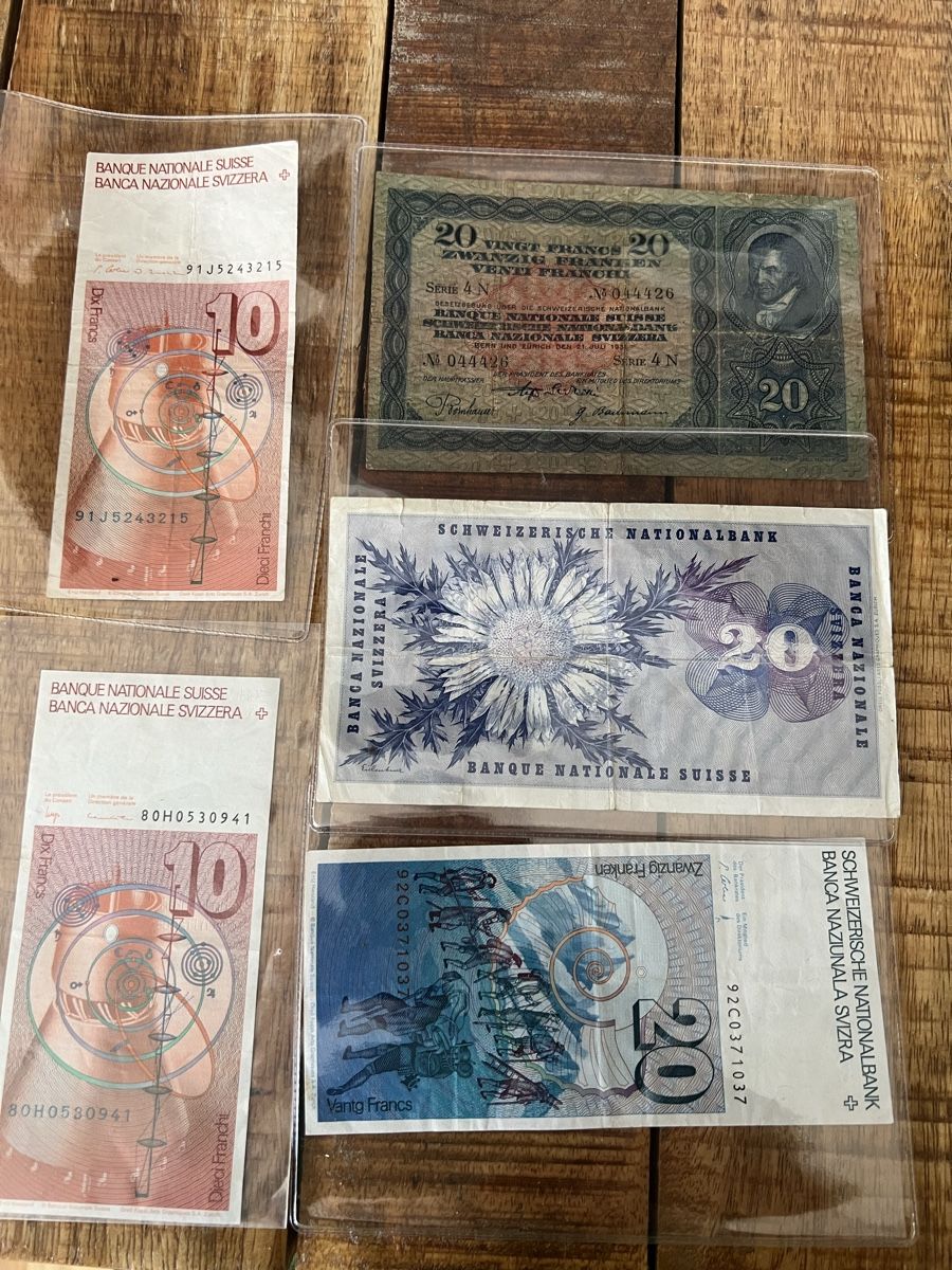 Banconote: Alte Banknoten – Usato da Schöftland venduto da mamajasima5 1