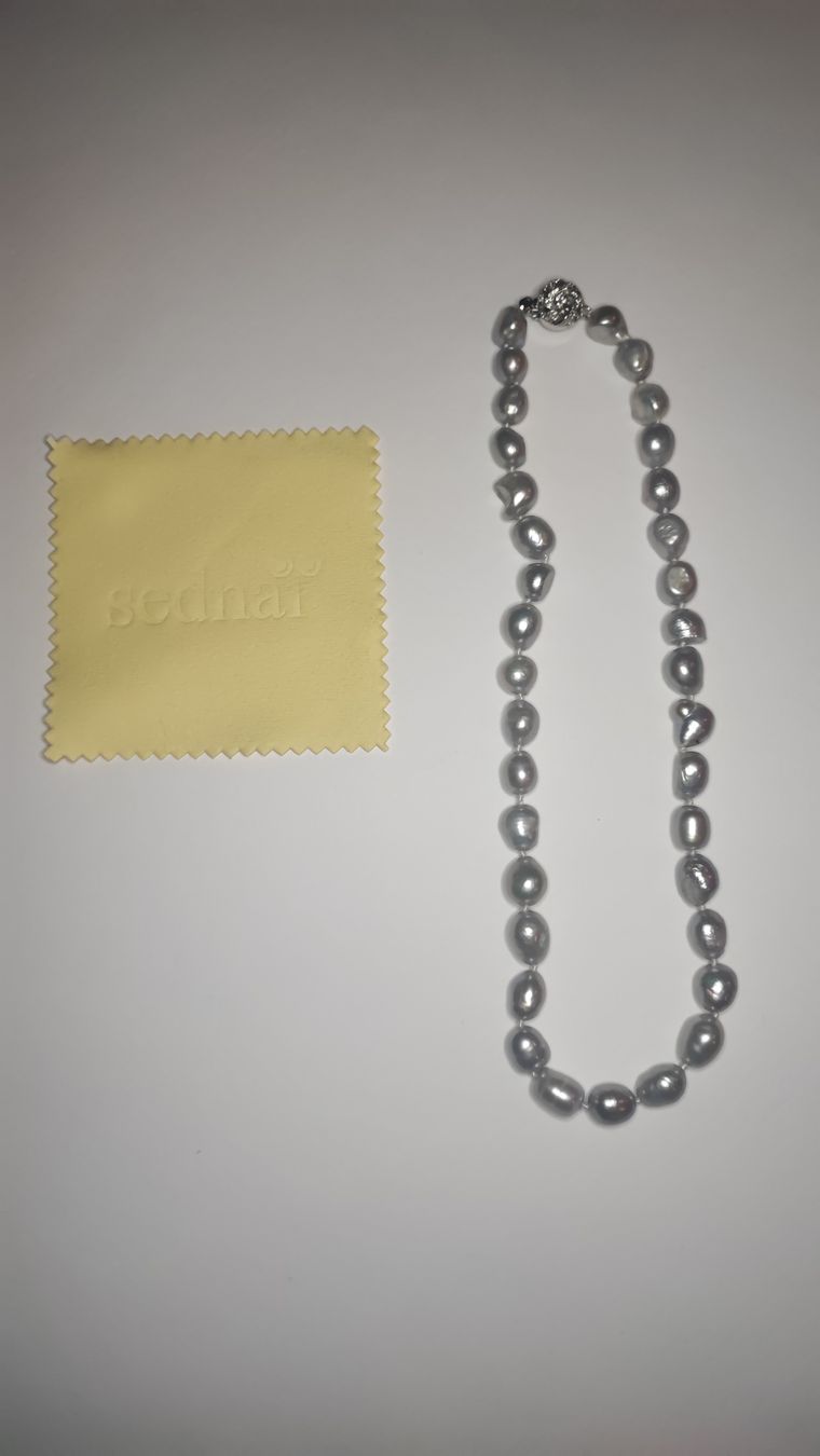 Catenine: * Schmuckauktion* Elegante Perlenkette, Silber, Geschenkidee – Nuovo e nell'imballaggio originale da Gstaad venduto da Kunst1996