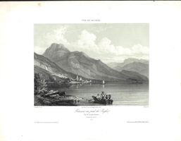 Vitznau  Tonlithographie von Muller selten