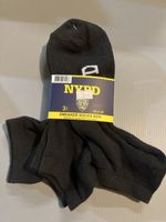 Herren Sneaker Socken NYPD 3er Pack Schwarz Grösse 43-46