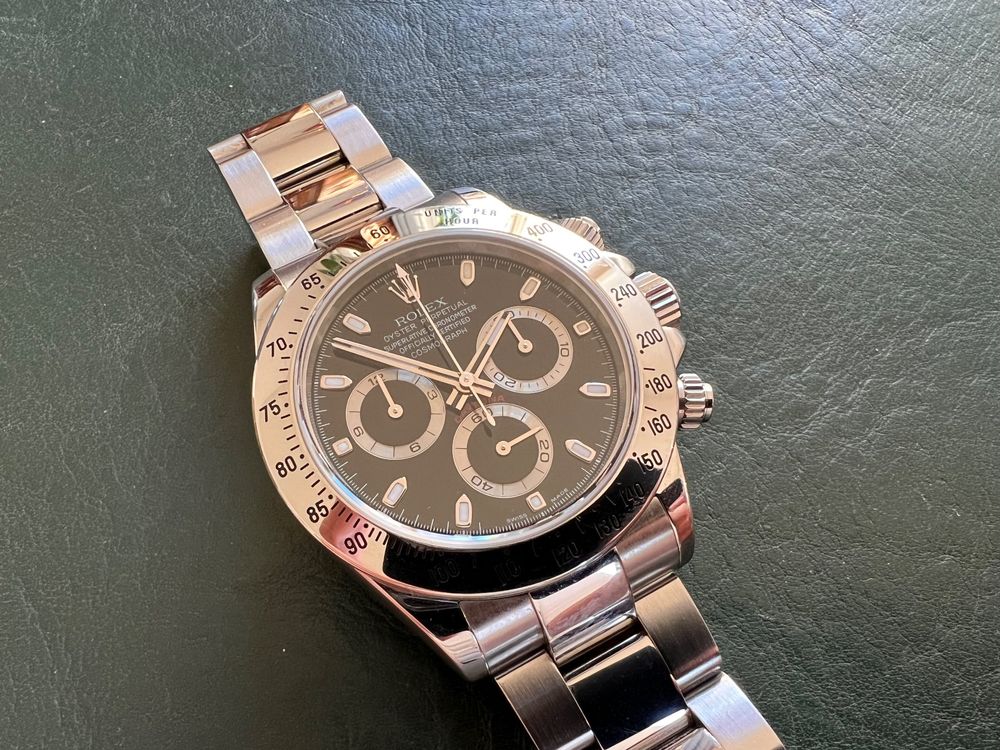 Rolex Daytona 116520 BD von 2005 Bucherer CH Uhr Full Set