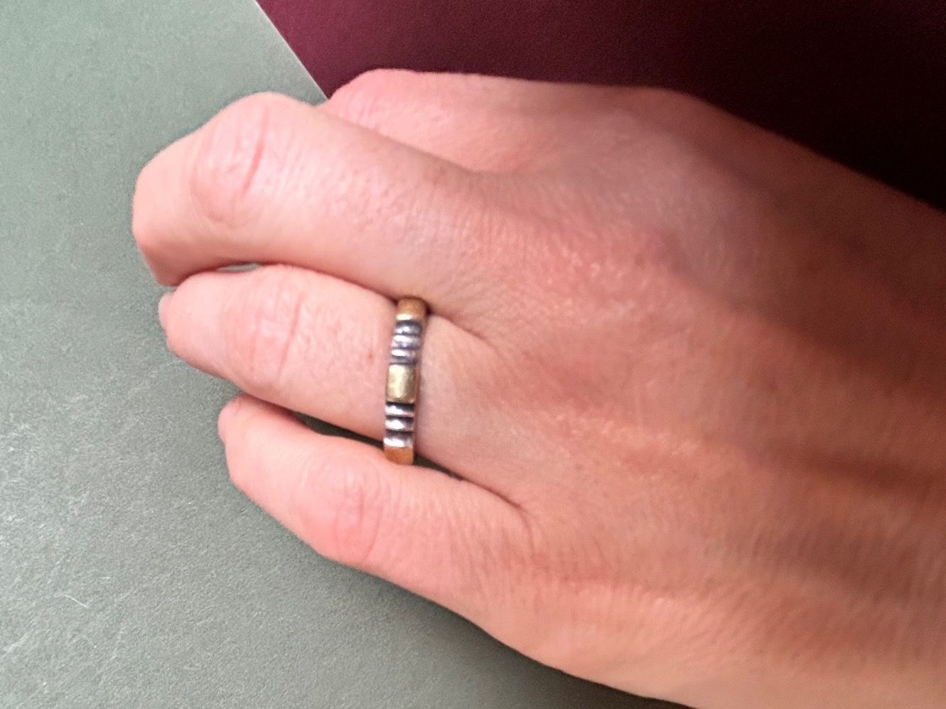 Bagues: Silberring goldene Elemente – D'occasion à Laufen par Bellavitaboom 8