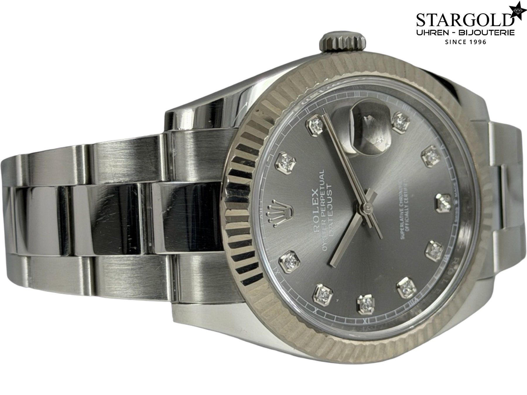 Rolex Orologi: Rolex Datejust 41 mit Diamanten - 126334 – Usato da Zürich venduto da Stargold-Uhren 3
