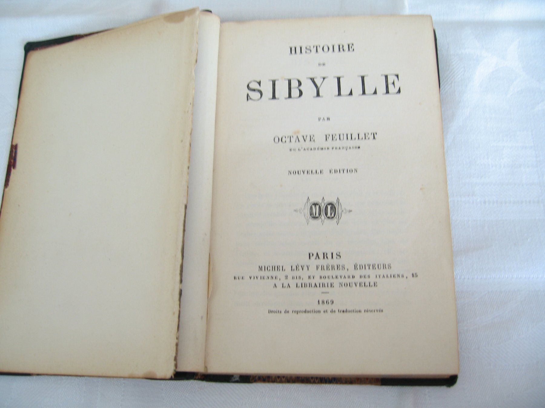 Bücher: HISTOIRE DE SIBYLLE – Gebraucht aus Meilen von steffanini 2