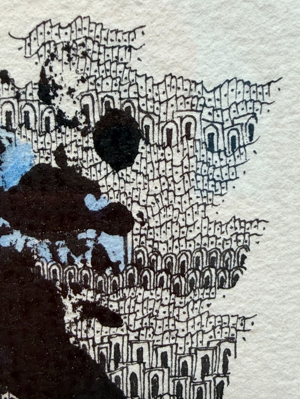 Dipinti: François Trivelli "Lévitation" 2002 dessin original – Usato da Morges venduto da vintiques 7