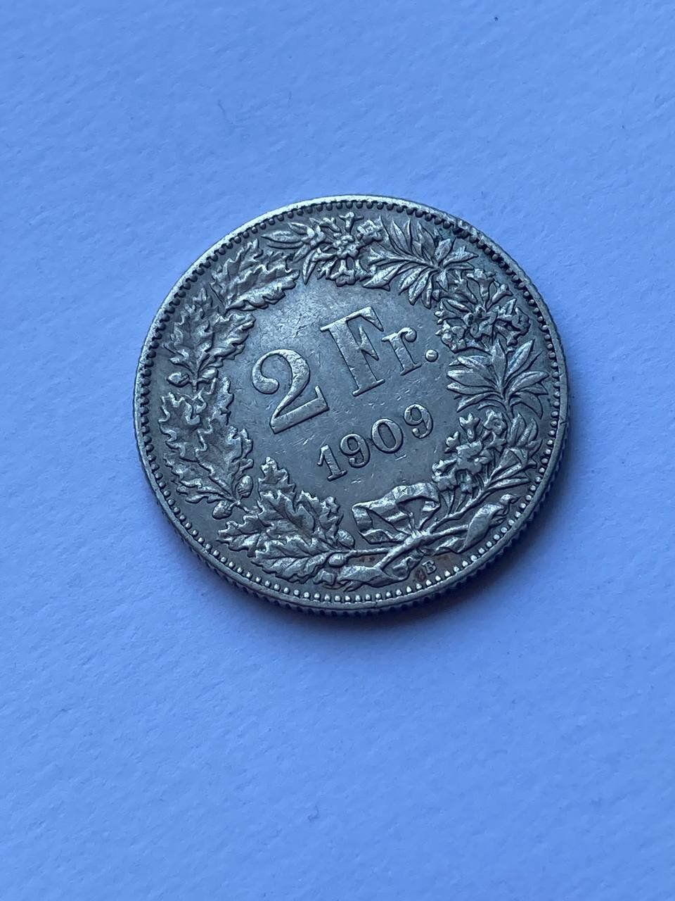 Tutti le monete: Schweiz 2 Franken 1909 fast vorzüglich – Usato da Muralto venduto da manueldisaba01 4