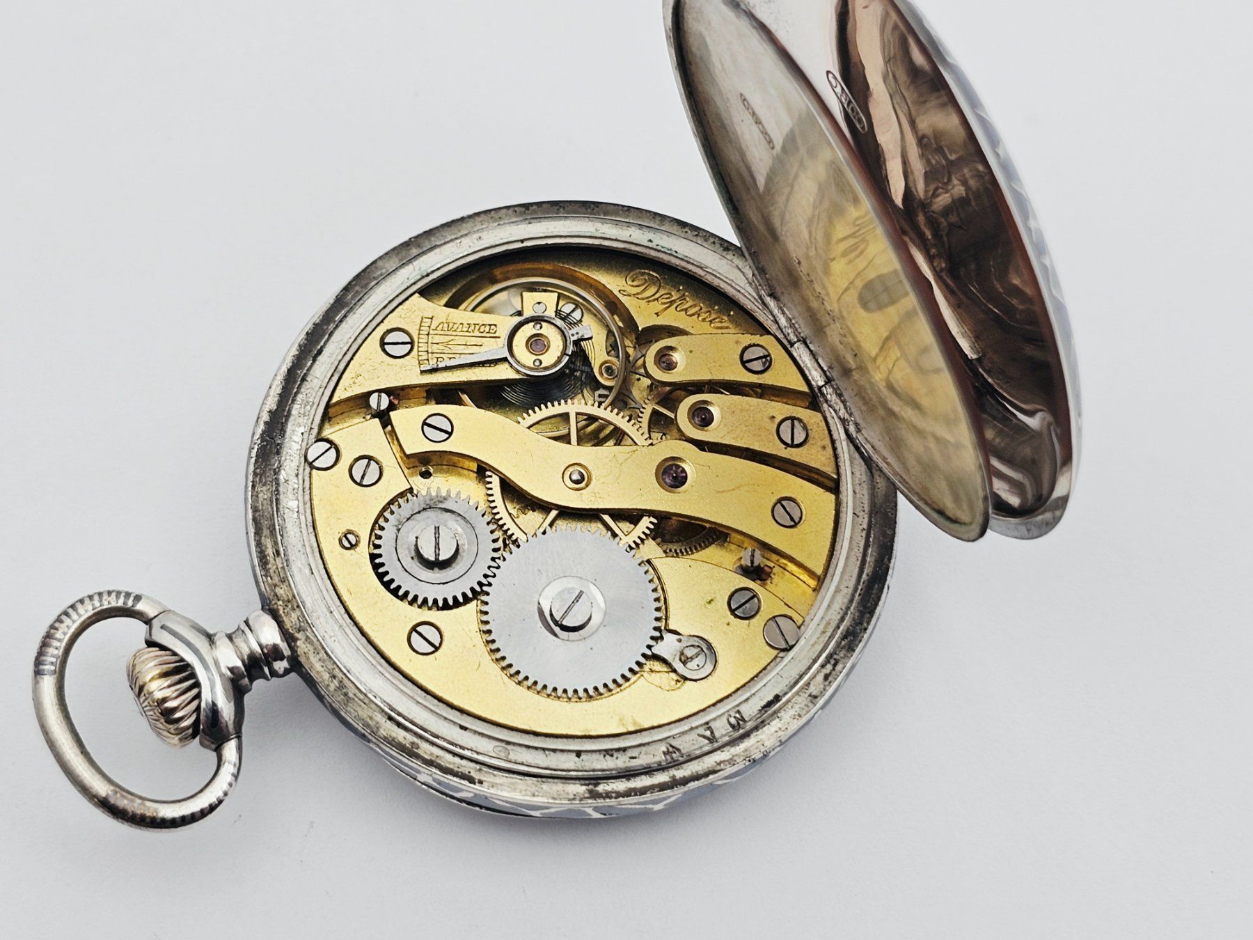 Orologi: Precision Taschenuhr Tula Silber 800 – Usato da Bassersdorf venduto da AnkerWatch 3