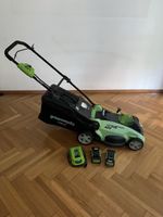 Greenworks Rasenmäher 40V Lithium mit 2 Akkus