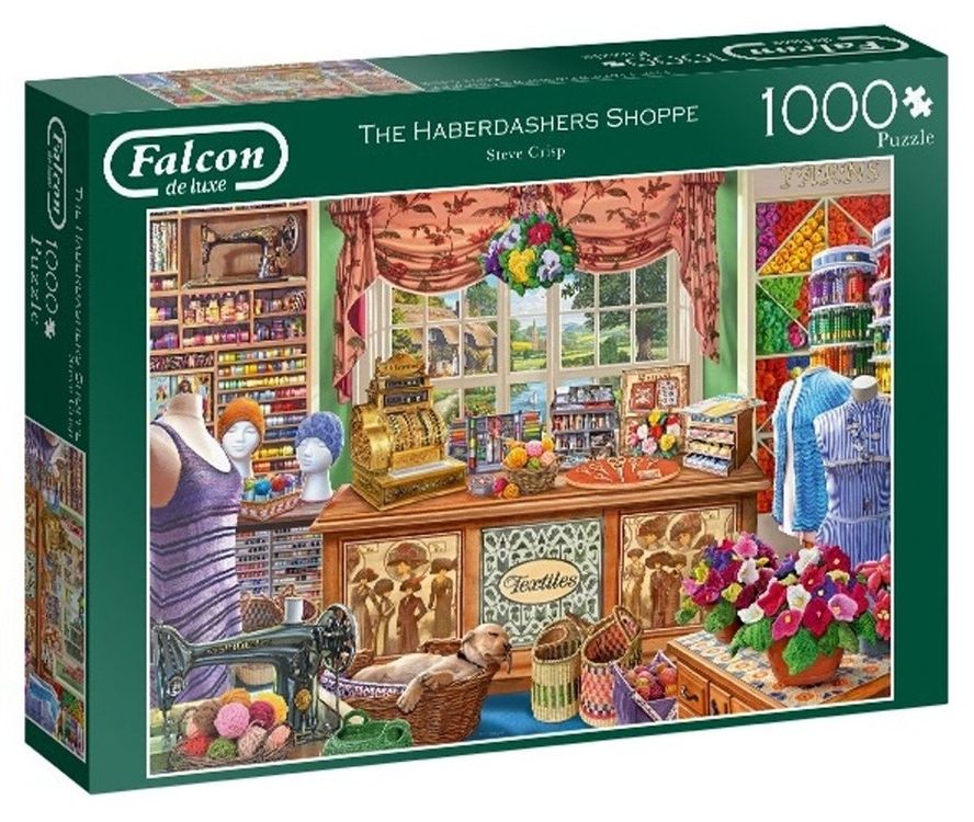 Jumbo Puzzle Falcon De Luxe 1000 Pezzi - "The Country Diary 4 Seasons" Con Illustrazioni Di Edith Holden, Paesaggio Campestre