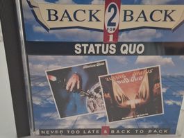 CD  Status Quo -  Never Too Late & Back To Back