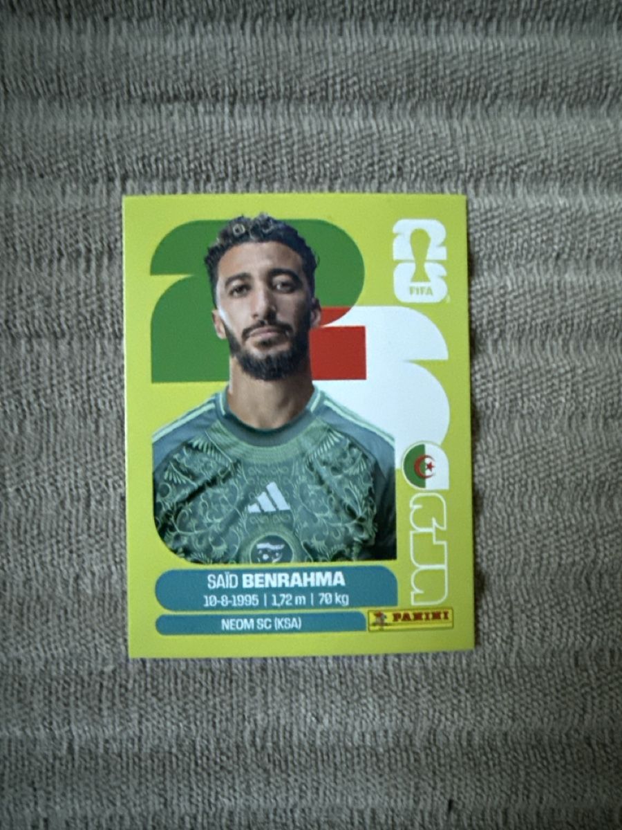 Panini Sammelbilder & Trading cards: Carte panini 2026 - ALG 16 – Neu (gemäss Beschreibung) aus La Neuveville von Ibo2300