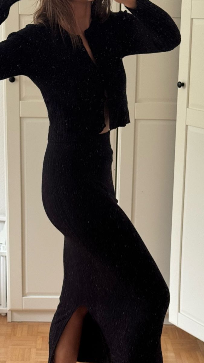 Kleider: Strick Set schwarz Gr. 36 von Edited – Neu (gemäss Beschreibung) aus Zürich von Aya03 2