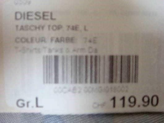 Diesel Top: DIESEL - Neues Long-Top - Grösse L – Nuovo (secondo la descrizione) da Zofingen venduto da Justizia_01 2