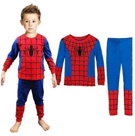 Spiderman Pyjama Größe 2 bis 7 Jahre