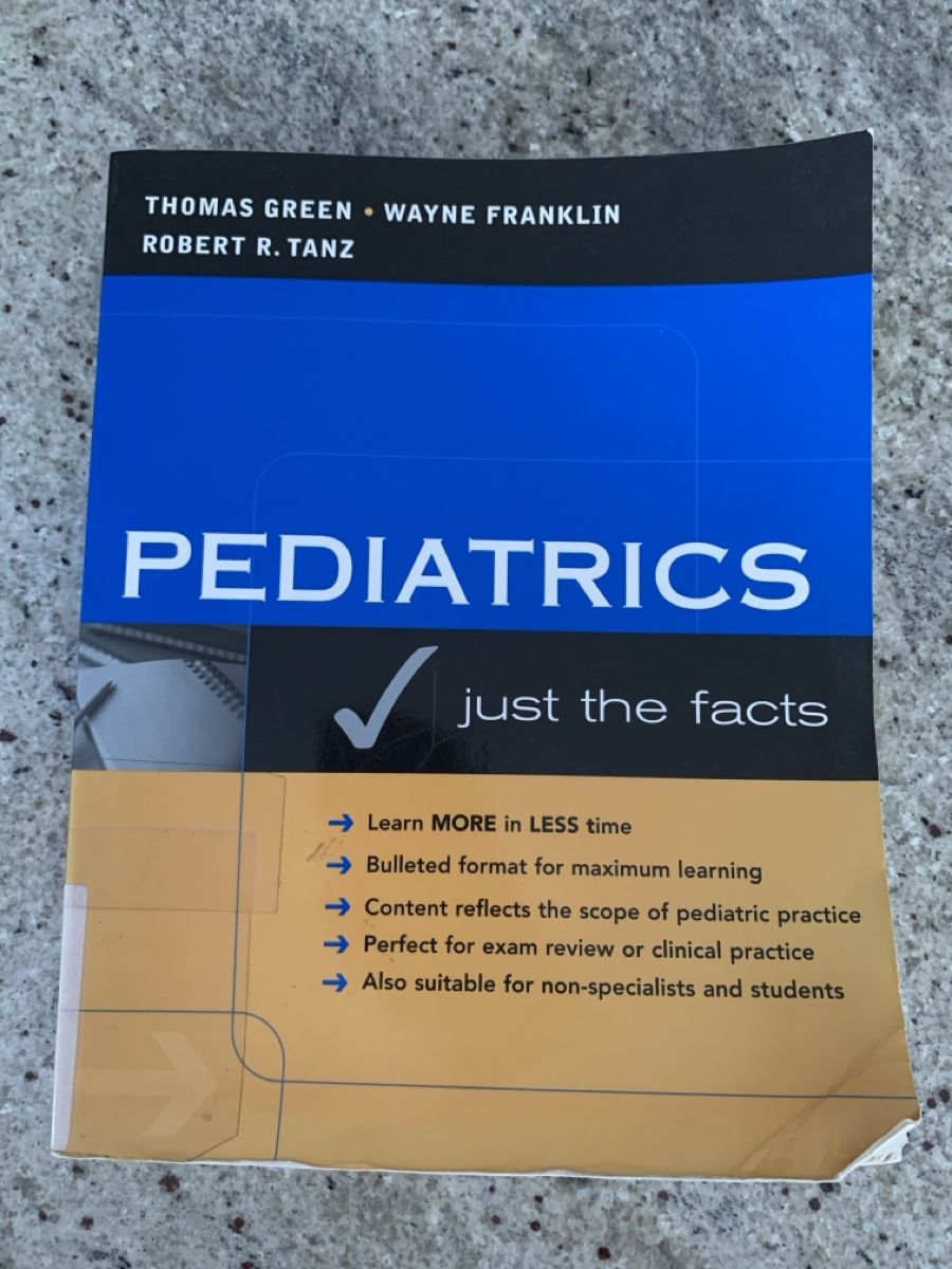 Bücher: Pediatrics: Just the Facts Textbook – Gebraucht aus Genève von sunsustains