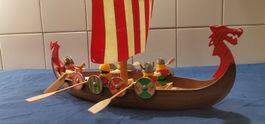 Playmobil Wikingerschiff mit 5 Figuren
