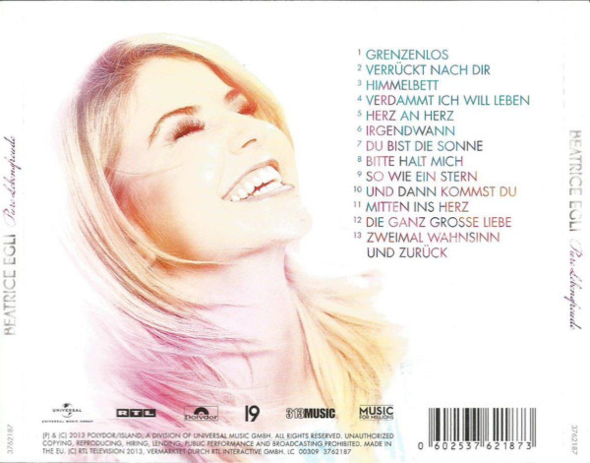 CDs: Beatrice Egli - Pure Lebensfreude – Gebraucht aus Brunnen von Barfly5 1