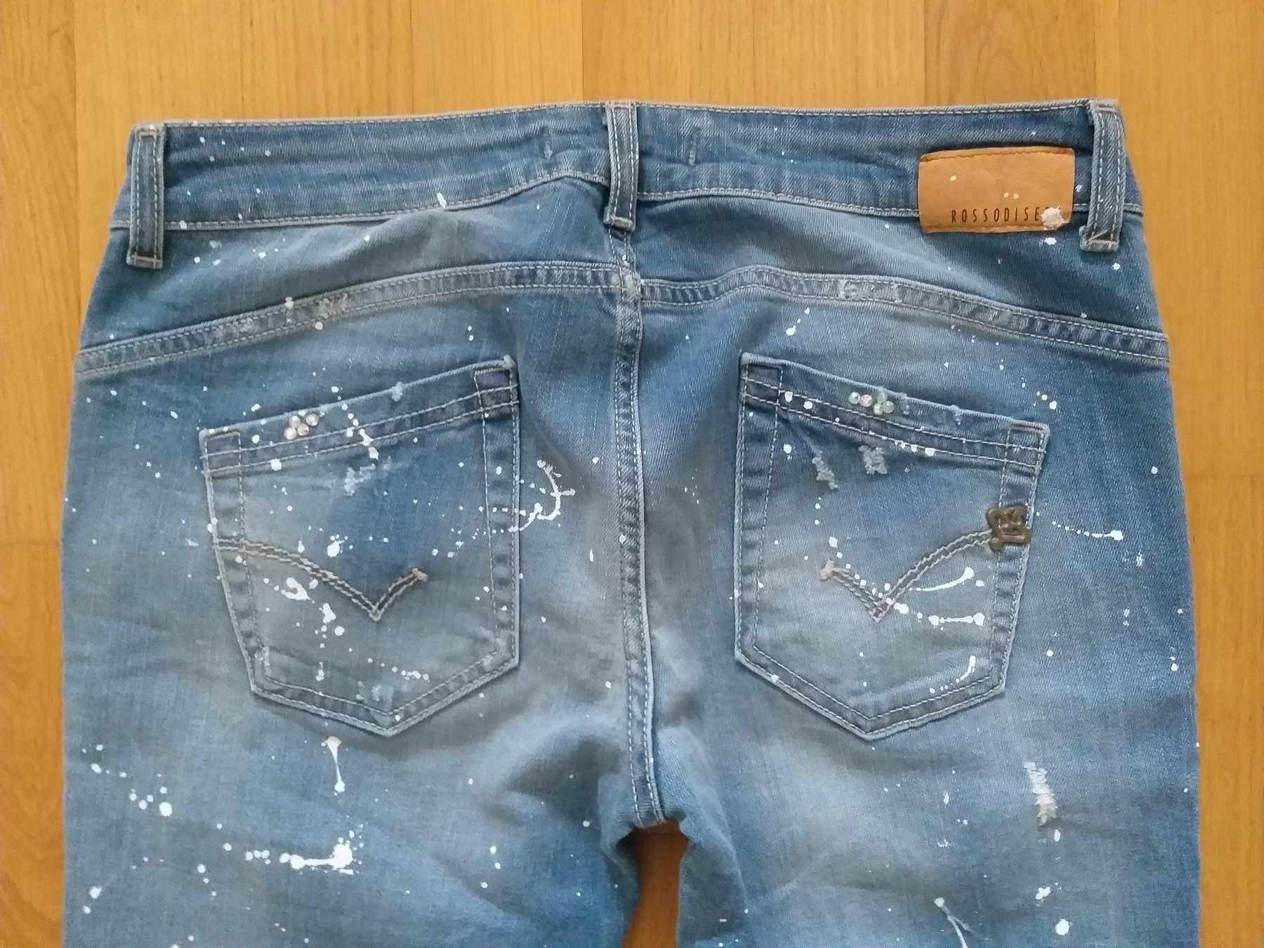 Jeans: ROSSODISERA Jeans taille / Grosse 40 CH (46 IT) – Usato da Cossonay-ville venduto da Super-Price-Quality 6