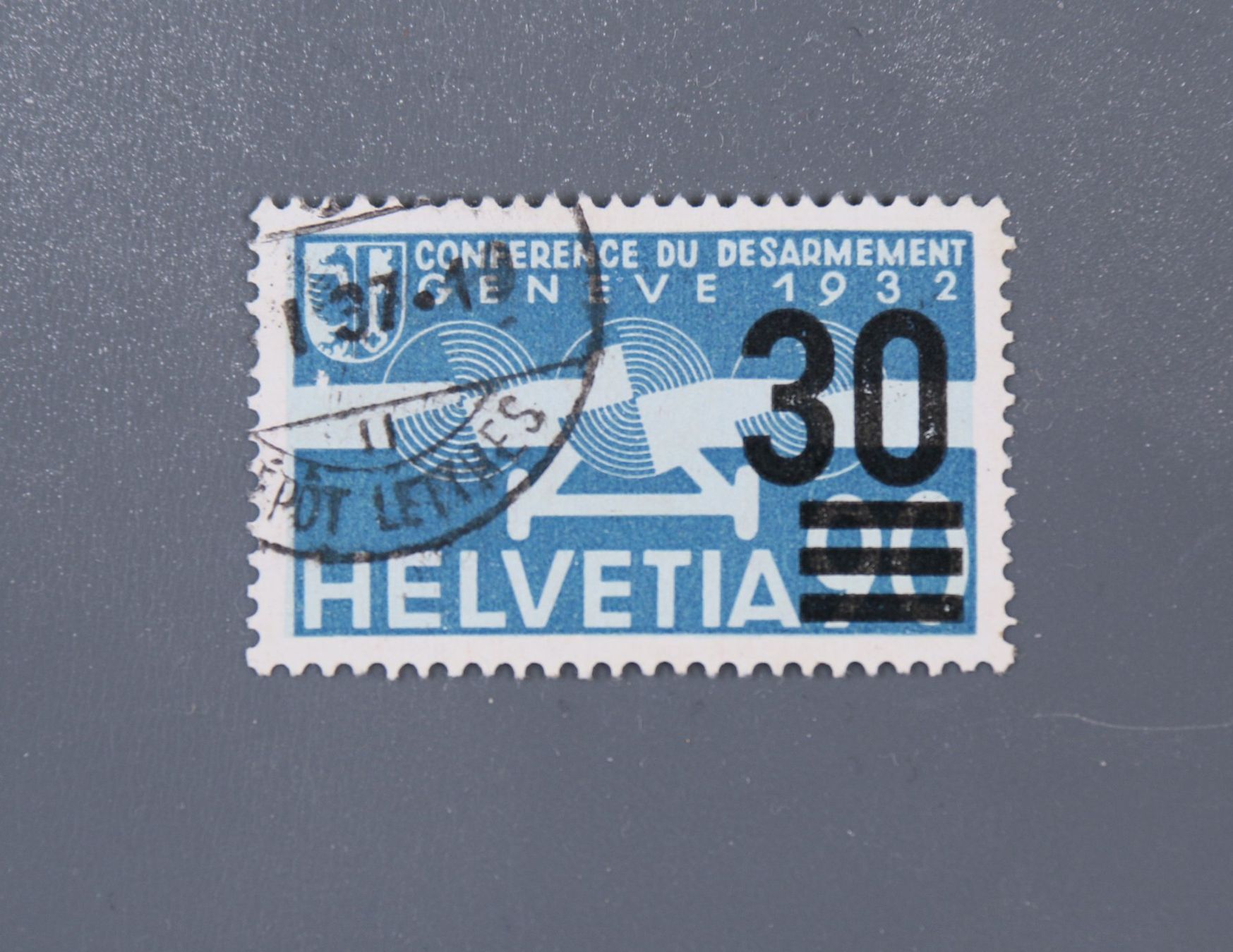 Alle Briefmarken: Flugpostmarke Nr. 23 gestempelt – Gebraucht aus Hettlingen von Scholi99