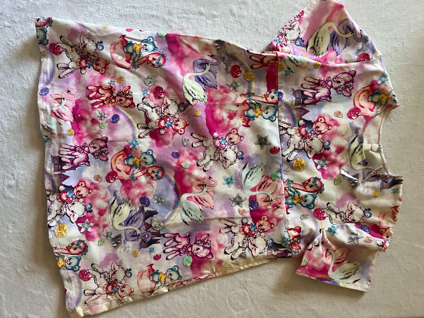 Vestiti & Gonne: 1 Kinderkleid selbst genäht – Nuovo e nell'imballaggio originale da Büsserach venduto da bor_s88m