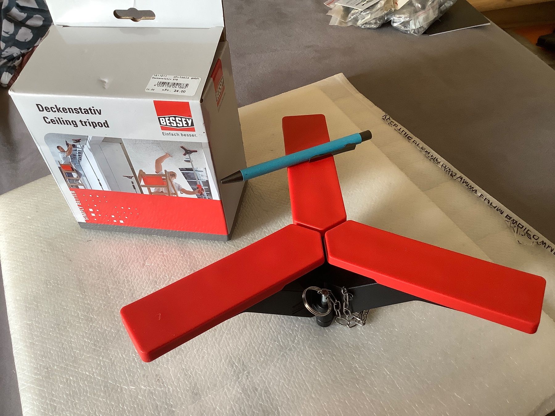 Bessey Tutti gli attrezzi: BESSEY Deckenstativ STE-DS, Neu ovp. – Nuovo e nell'imballaggio originale da Widnau venduto da frohsinn7