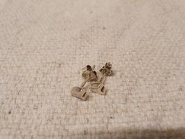 Orecchini a perno argento 925, cuore piccolo