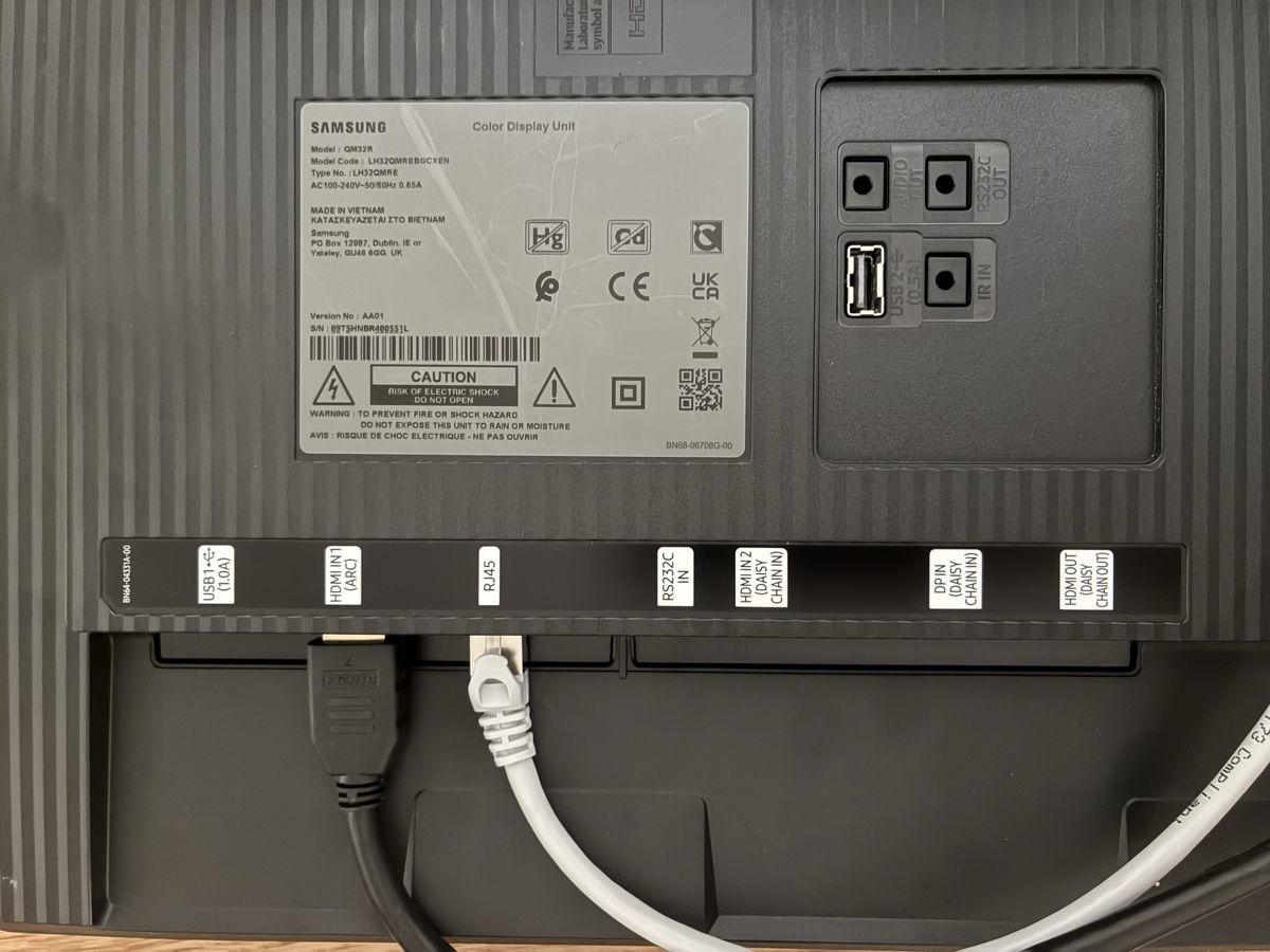 Samsung Monitor: Samsung screen QM32R – Usato da Zürich venduto da Windiger-Sonntag 2