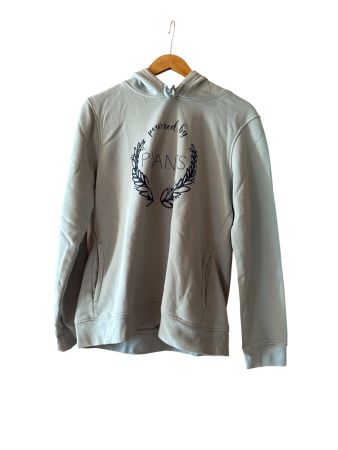 Kapuzenpullover (Hoodie) mit Schriftzug Hell-Mint