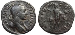 SEVERUS ALEXANDER AE Sestertius (230 AD). Sol