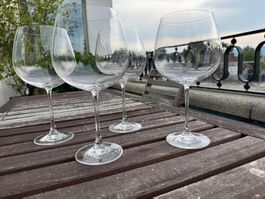 4 verres de dégustation