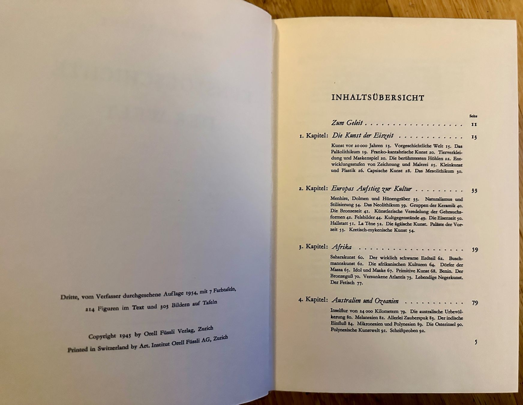 Libri: Hermann Leicht: Kunstgeschichte der Welt. 1954 – Usato da Zürich venduto da allp 3