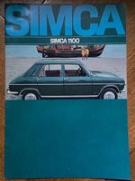 SIMCA 1100 Prospekt CH-Ausgabe deutsch brochure 20 Seiten