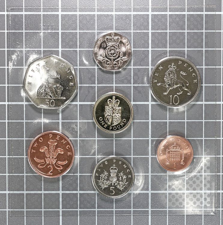 England, kompletter Münzensatz des Jahrgangs 1988 Kaufen auf Ricardo