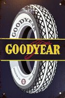 Goodyear Blechschild Retro Sommerreifen Winterreifen Pneu